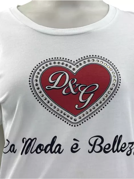 Blusa Dolce & Gabbana Tecido Branco