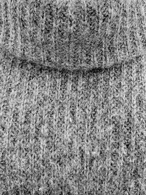 Blusa Egrey Tricot Lã Cinza