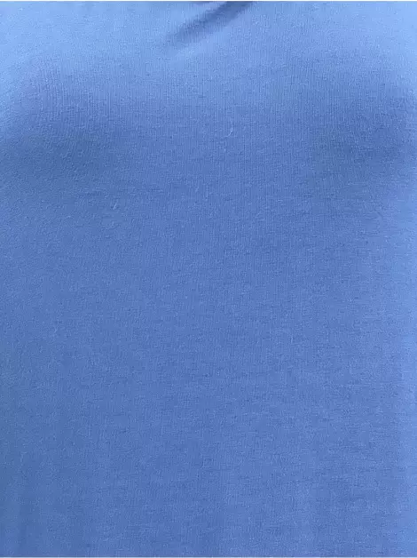 Blusa Eileen Fisher Tecido Azul Royal