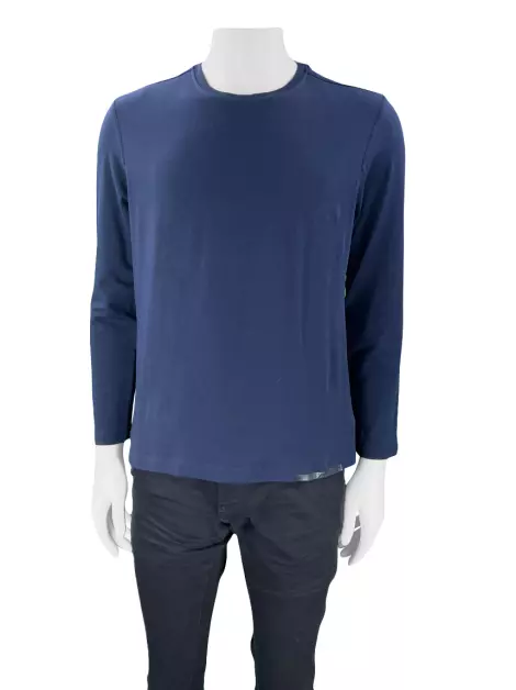 Blusa Ermenegildo Zegna Tecido Azul