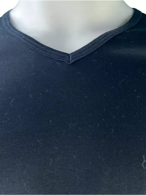 Blusa Ermenegildo Zegna Tecido Preto