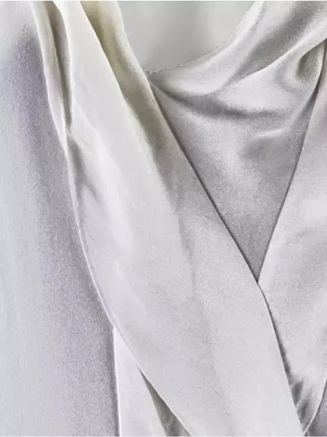 Blusa Escada Tecido Branco