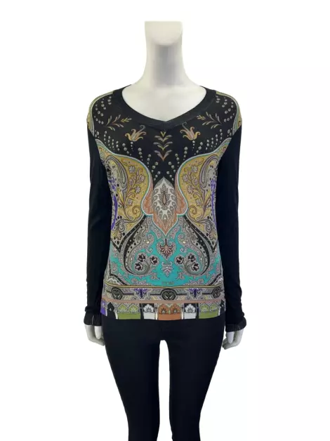 Blusa Etro Lã Estampada