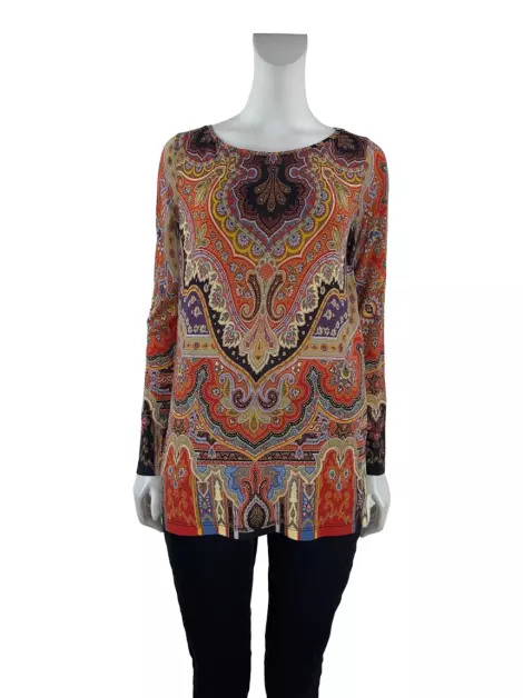 Blusa Etro Manga Longa Estampada