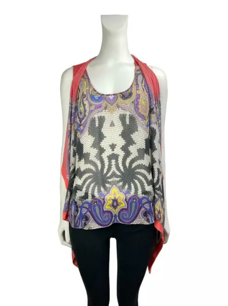 Blusa Etro Seda Floral