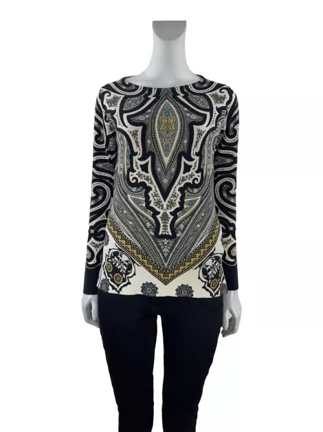Blusa Etro Tricot Estampada