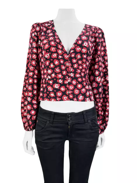 Blusa Eva Seda Estampada