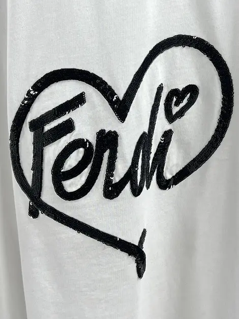 Blusa Fendi Tecido Branco