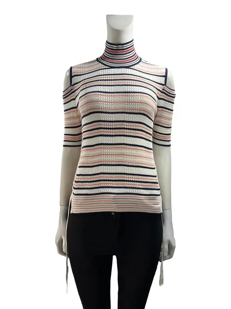 Blusa Fendi Tricot Seda Multicolor
