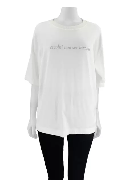 Blusa Flavia Aranha Tecido Off White