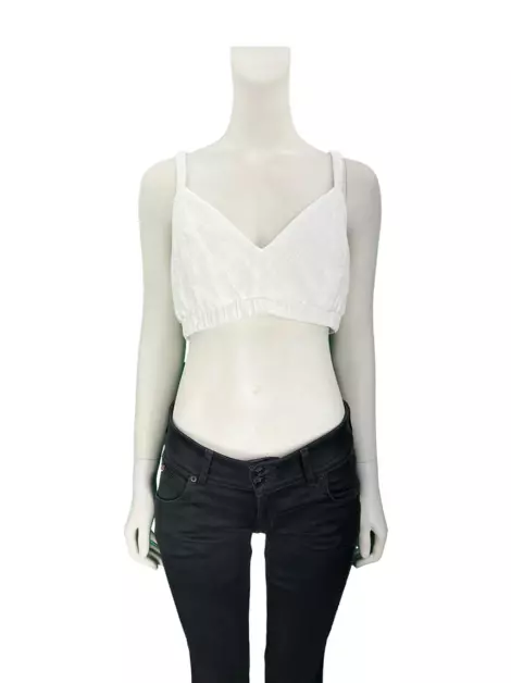 Blusa French Connection Tecido Off-White
