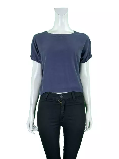 Blusa Gaitee Cropped Azul