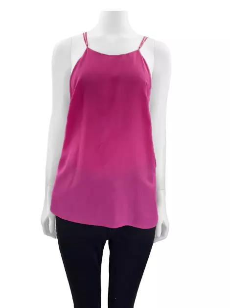Blusa Giuliana Romanno Seda Rosa