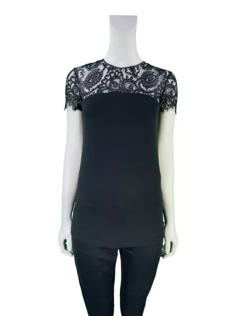 Blusa Gucci Rendada Preta