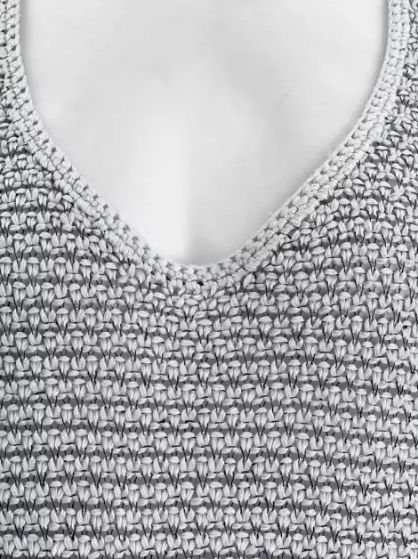 Blusa Helmut Lang Tricot Cinza