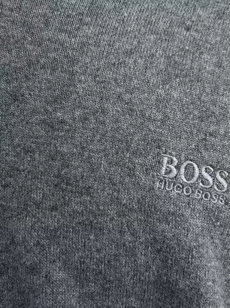 Blusa Hugo Boss Malha Cinza