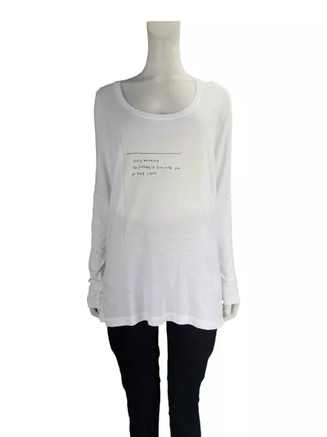 Blusa Huis Clos Tecido Estampado