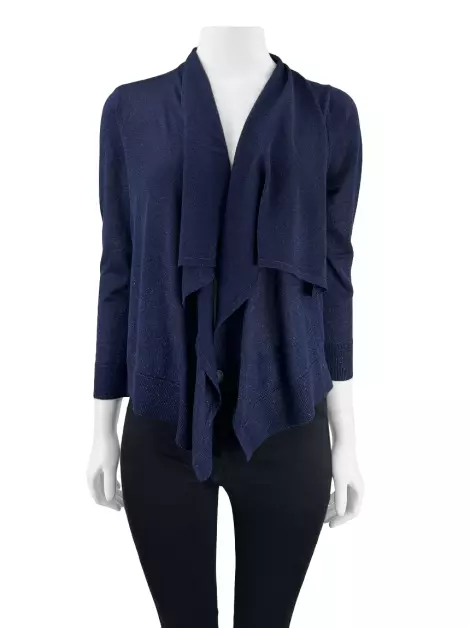 Blusa INC International Concepts Metálico Azul