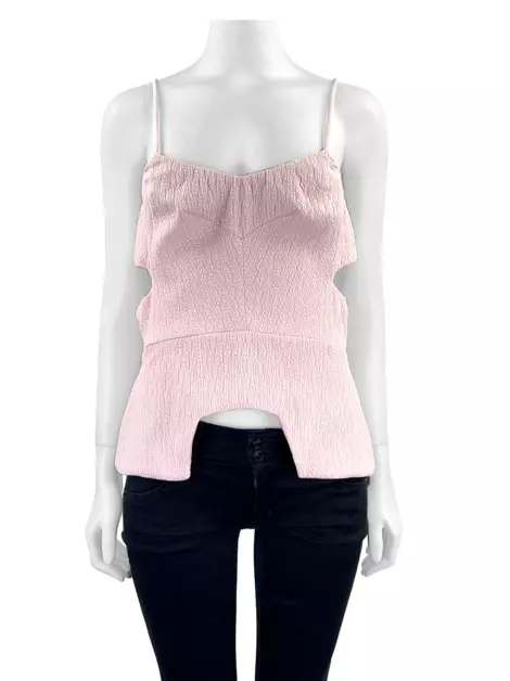 Blusa Iorane Texturizada Rosa