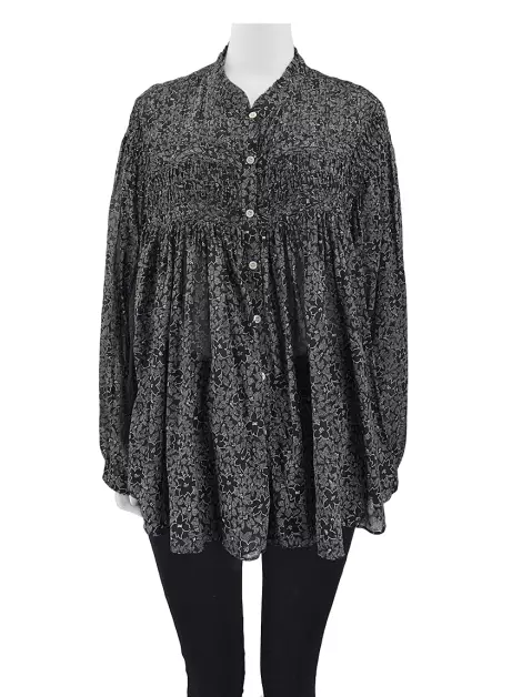 Blusa Isabel Marant Tecido Estampado