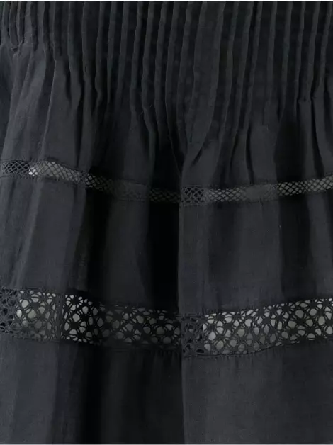 Blusa Isabel Marant Texturizada Preta