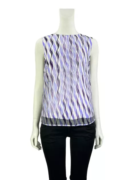 Blusa Isolda Seda Estampada