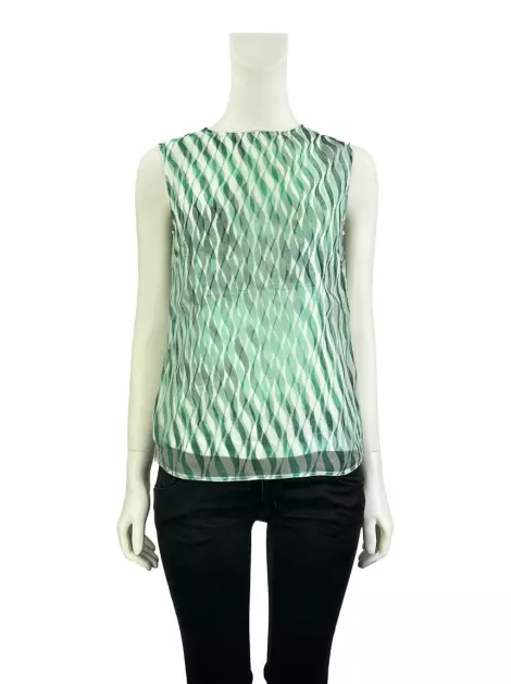 Blusa Isolda Seda Verde