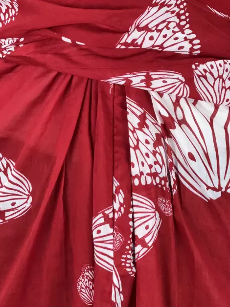Blusa Issa London Estampada Vermelha