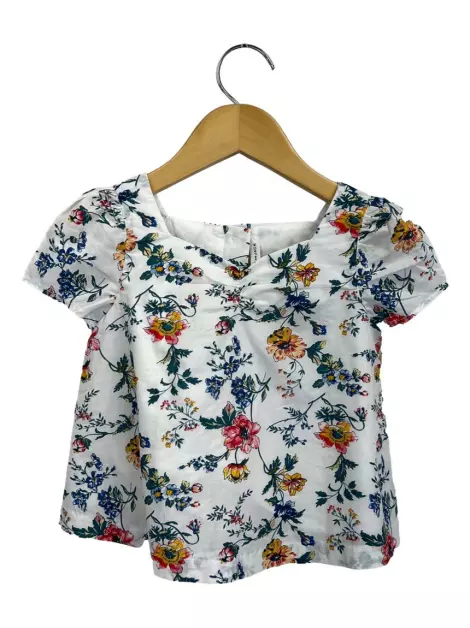 Blusa Janie and Jack Floral Off-White