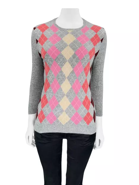 Blusa J.Crew Cashmere Cinza