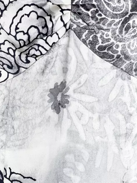 Blusa John Galliano Tecido Estampado
