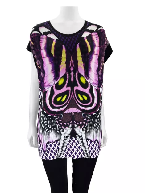 Blusa Just Cavalli Tecido Estampado
