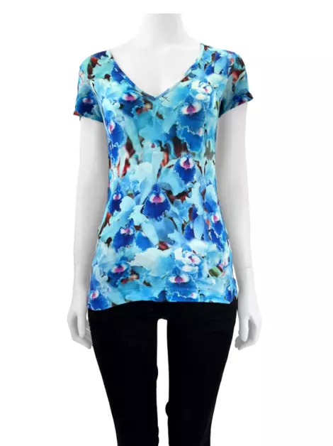 Blusa Just Cavalli Tecido Estampado