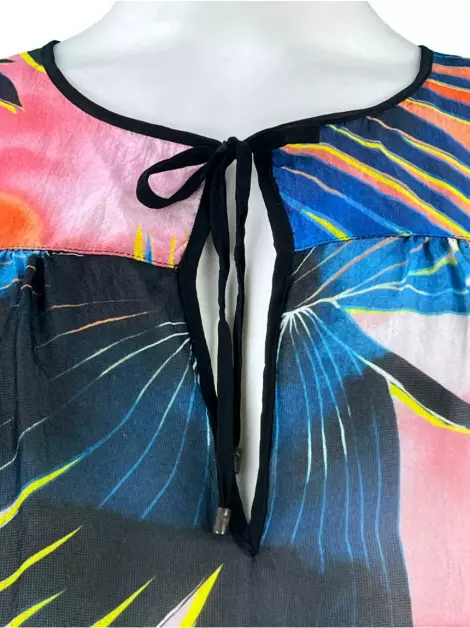 Blusa Just Cavalli Tecido Estampado