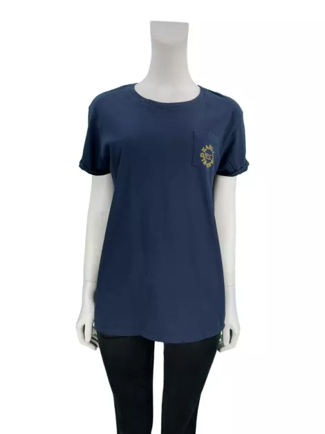 Blusa Karl Lagerfeld Reta Azul