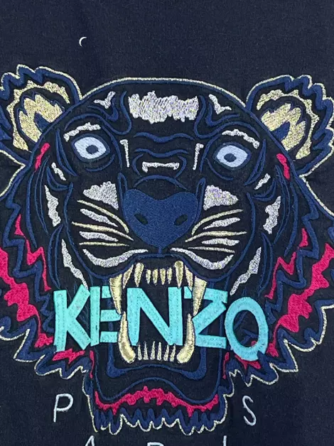 Blusa Kenzo Tiger Azul