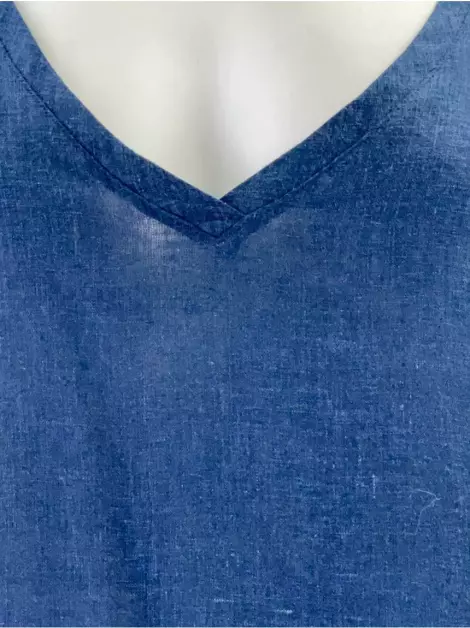 Blusa K&T Tecido Azul