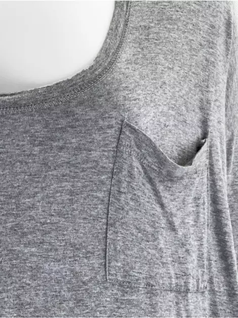 Blusa K&T Tecido Cinza