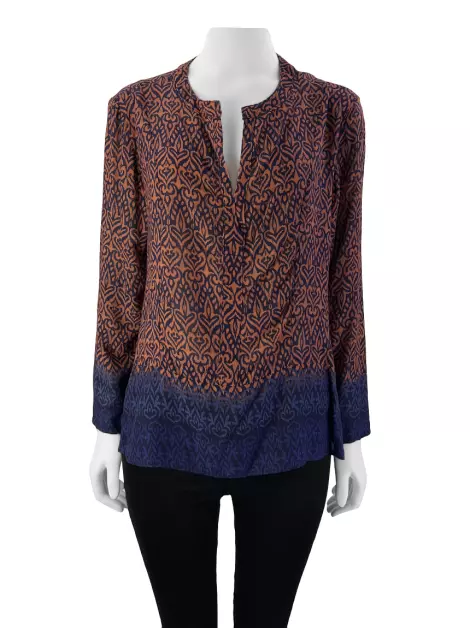 Blusa K&T Tecido Estampado