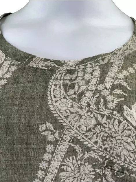 Blusa K&T Tecido Estampado