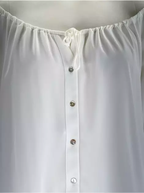 Blusa K&T Tecido Off White