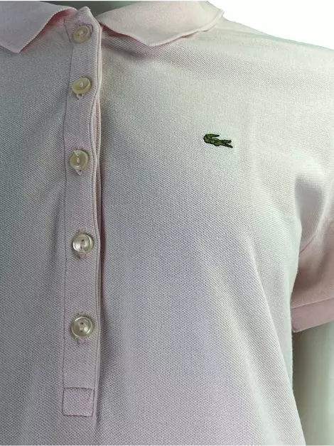 Blusa Lacoste Polo Rosa