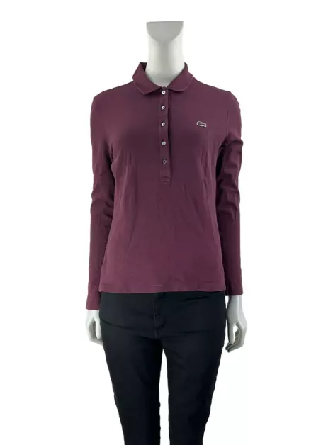 Blusa Lacoste Polo Vinho