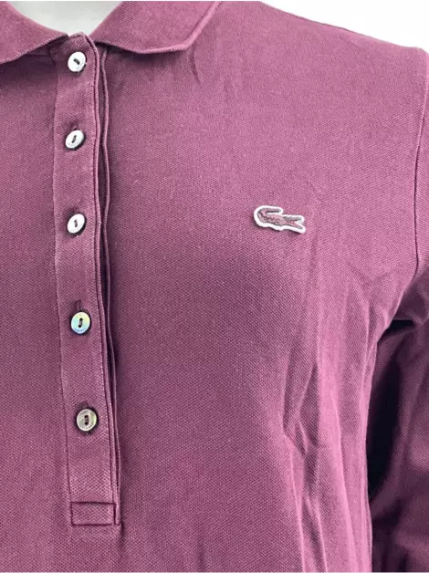Blusa Lacoste Polo Vinho