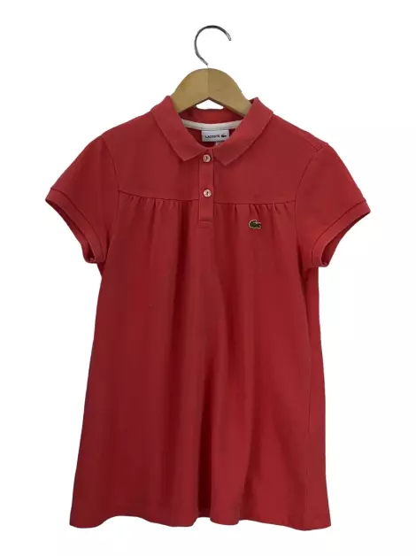 Blusa Lacoste Tecido Coral