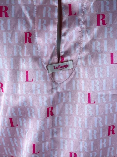 Blusa LaRouge-Belle Tecido Rosa