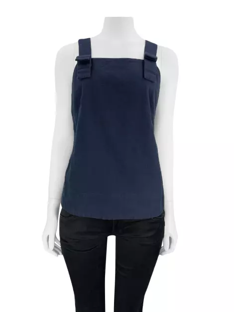 Blusa Le Soleil D'Été Reta Azul Marinho