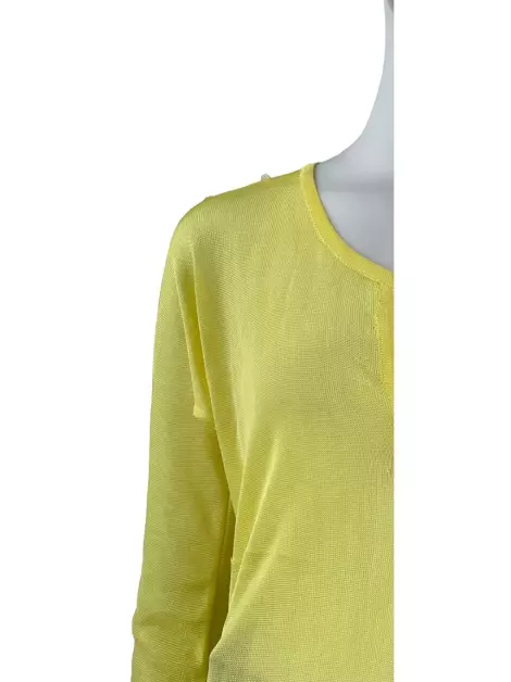 Blusa Lefah Alongado Amarelo