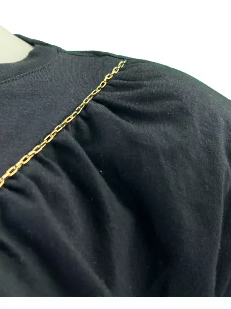 Blusa Lilly Sarti Tecido Preto
