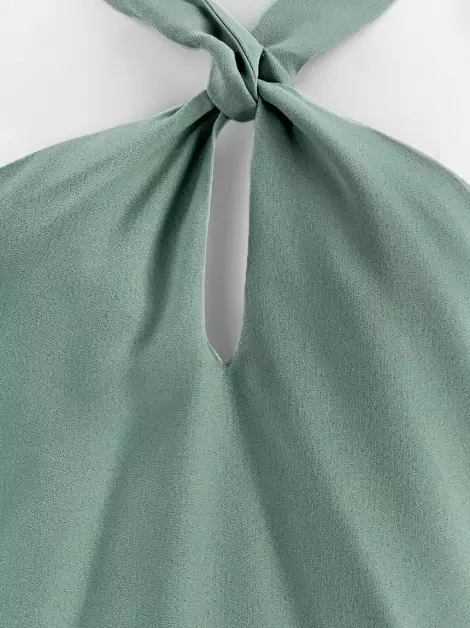 Blusa Lolitta Tecido Verde